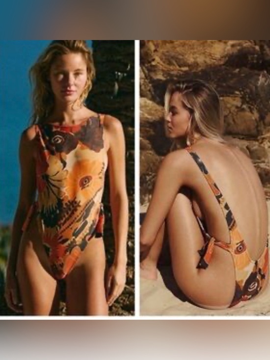 Free People Other - Free People free-est The Pamela Printed One-Piece Swimsuit